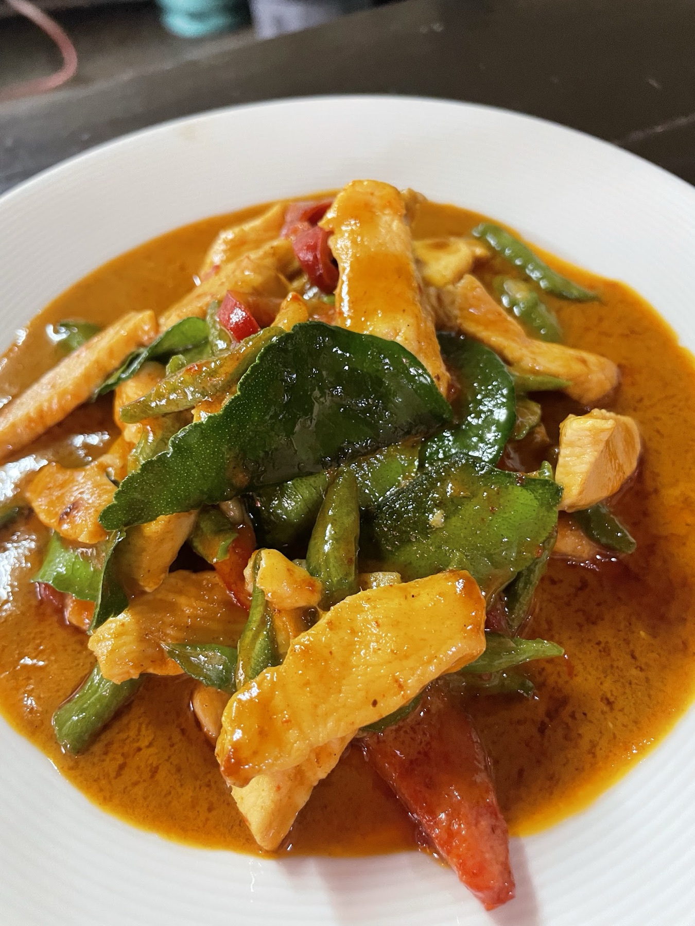 A real Casa Mia Thai curry